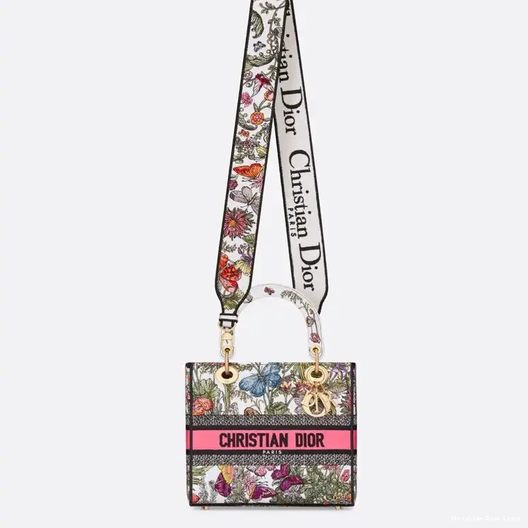 Cheap Canvas Medium Millefiori Bag D-lite White Mexico Pink Motif Lady 0706 Luxury